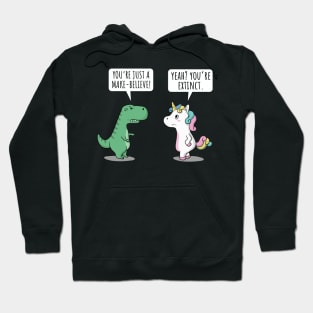 Cute Funny Angry Dinosaur Trex Extinct Unicorn Kids Gift Hoodie